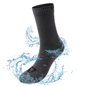 LEAKDRY Breathable Waterproof Crossing Dri-nit Socks Bamboo Grey